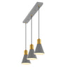 Apollo 3-Light Mid-Century Modern Iron Adjustable Linear LED Pendant