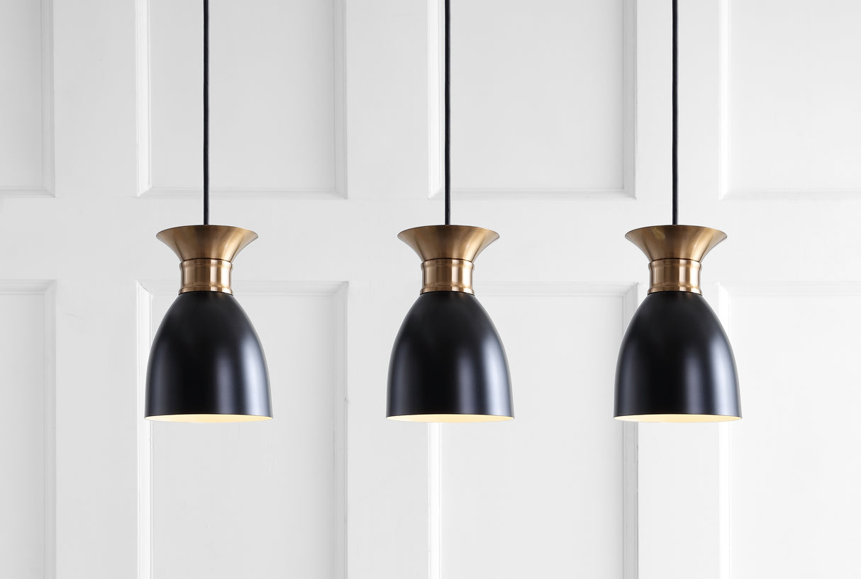 Edison Linear 3-Light Metal Linear LED Pendant