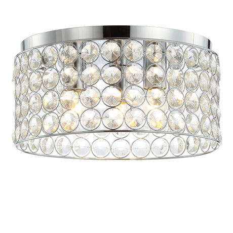 Ellen-3-Light-Crystal/Metal-LED-Flush-Mount-Flush-Mounts