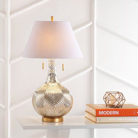 Highland Gourd Glass LED Table Lamp
