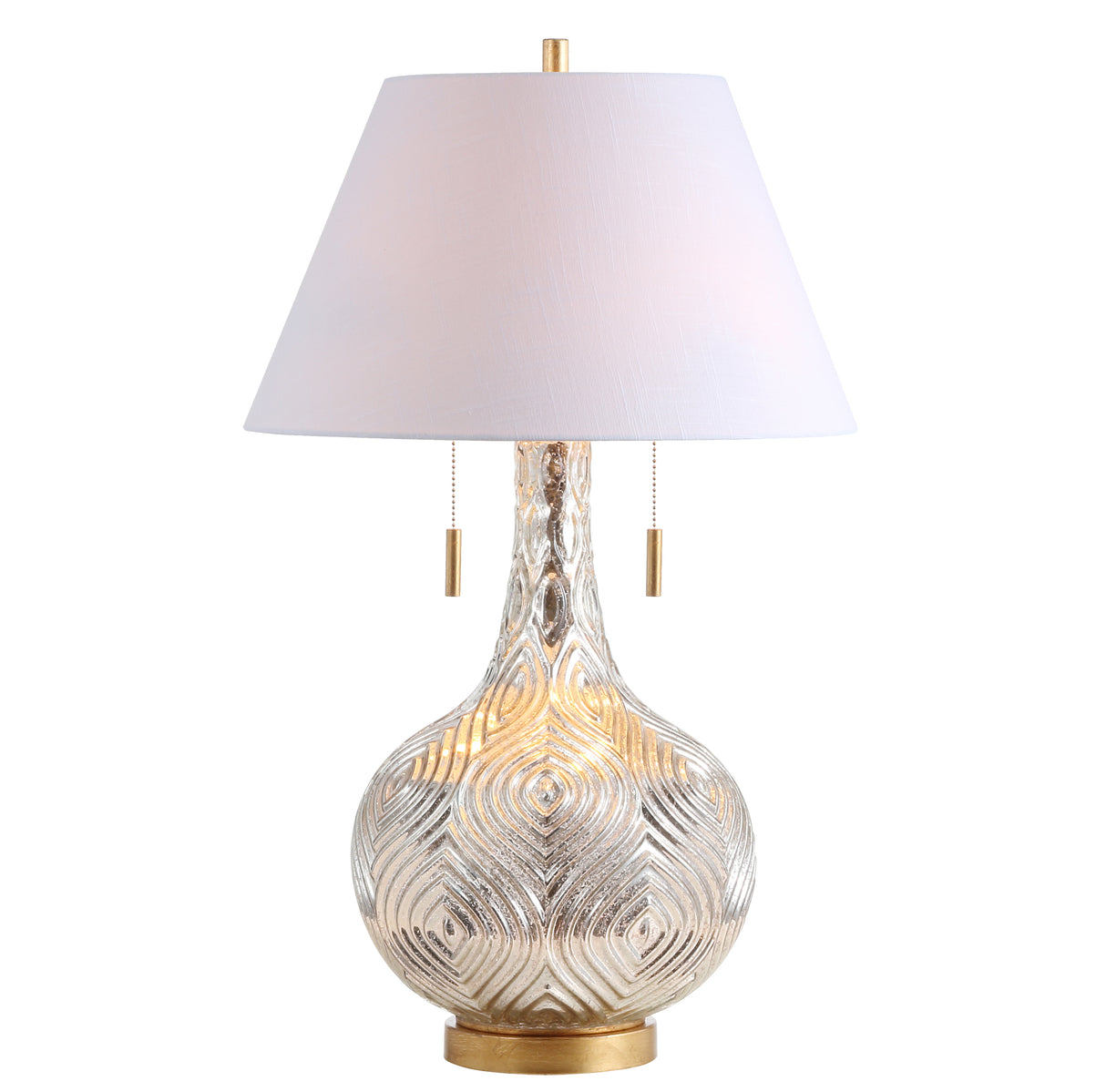 Highland Gourd Glass LED Table Lamp