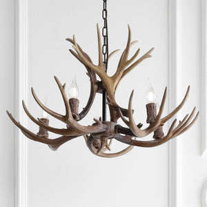 Eldora-Adjustable-Resin-Antler-5-Light-LED-Chandelier-Chandeliers