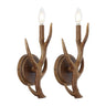 Cody-1-light-southwestern-bohemian-resin/iron-faux-antler-led-sconce-Outdoor-Lighting