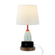 Houston-Coastal-Style-Iron/Resin-Rocket-LED-Kids'-Table-Lamp-with-Phone-Stand-and-USB-Charging-Port-Kids-Lighting