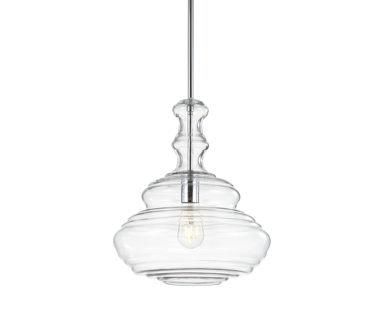 Bettina-Glass/Metal-LED-Pendant-Pendants