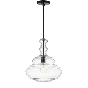 Bettina Glass/Metal LED Pendant