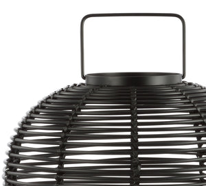 Kandella Outdoor Woven Oval Asian LED Lantern