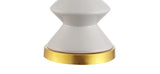 Ziggy Ceramic/Iron Contemporary Glam LED Table Lamp