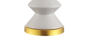 Ziggy Ceramic/Iron Contemporary Glam LED Table Lamp