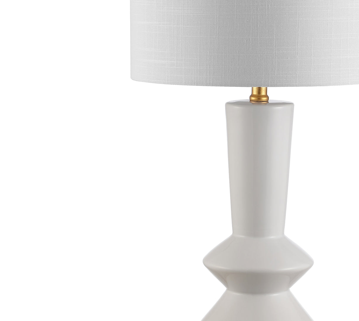 Ziggy Ceramic/Iron Contemporary Glam LED Table Lamp