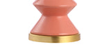 Ziggy Ceramic/Iron Contemporary Glam LED Table Lamp