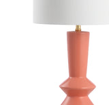 Ziggy Ceramic/Iron Contemporary Glam LED Table Lamp
