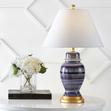 Reed-Ceramic/Iron-Modern-Coastal-LED-Table-Lamp-Table-Lamps