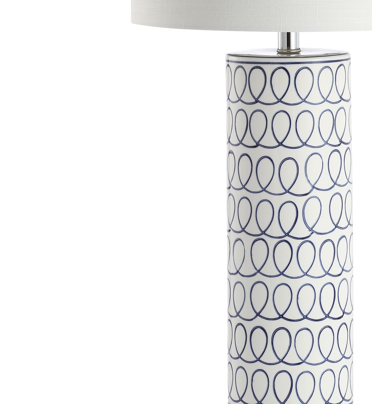 Loop Ceramic Modern Column LED Table Lamp