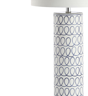 Loop Ceramic Modern Column LED Table Lamp