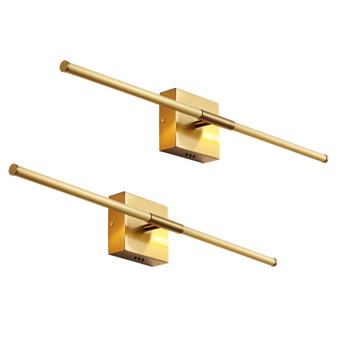 Makena modern minimalist dimmable integrated led metal wall sconce