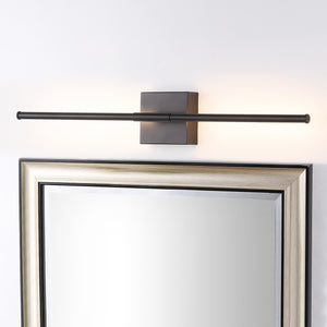 Makena modern minimalist dimmable integrated led metal wall sconce