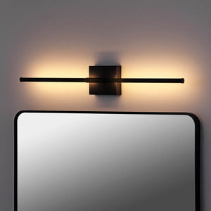 Makena modern minimalist dimmable integrated led metal wall sconce