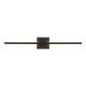 Makena modern minimalist dimmable integrated led metal wall sconce
