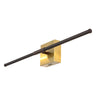 Makena modern minimalist dimmable integrated led metal wall sconce