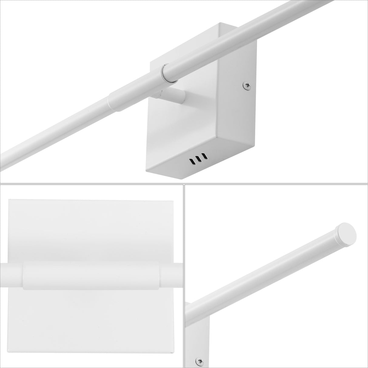 Makena modern minimalist dimmable integrated led metal wall sconce