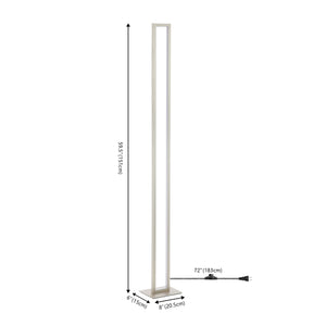Johan Modern Minimalist Aluminum Integrated Tower LED Floor Lamp