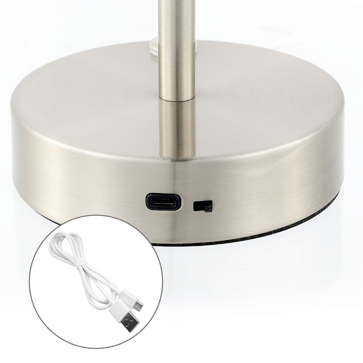 Xavier Modern Minimalist Iron Rechargeable Integrated Portable LED Table Lamp