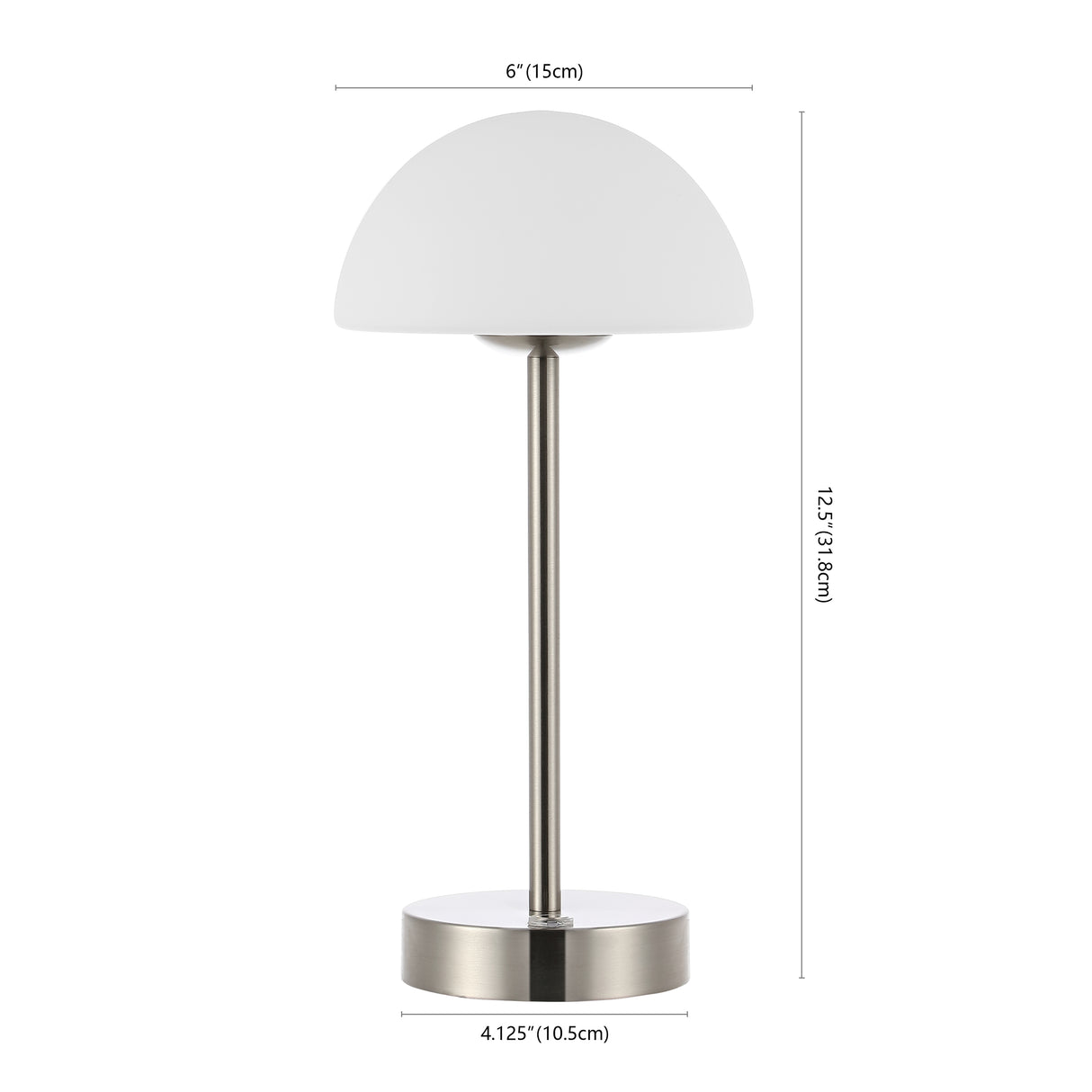 Xavier Modern Minimalist Iron Rechargeable Integrated Portable LED Table Lamp