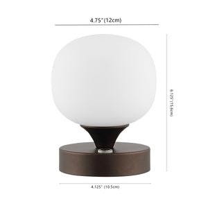 Owen Bohemian Farmhouse Iron Rechargeable Integrated Portable LED Table Lamp