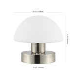 Zoe Modern Minimalist Iron Rechargeable Integrated Portable LED Table Lamp