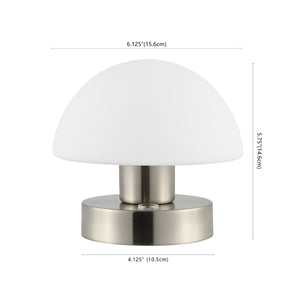 Zoe Modern Minimalist Iron Rechargeable Integrated Portable LED Table Lamp
