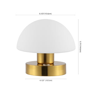 Zoe Modern Minimalist Iron Rechargeable Integrated Portable LED Table Lamp