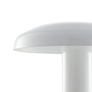 Suillius Contemporary Bohemian Rechargeable/Cordless Iron Integrated Portable LED Mushroom Table Lamp