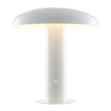 Suillius Contemporary Bohemian Rechargeable/Cordless Iron Integrated Portable LED Mushroom Table Lamp