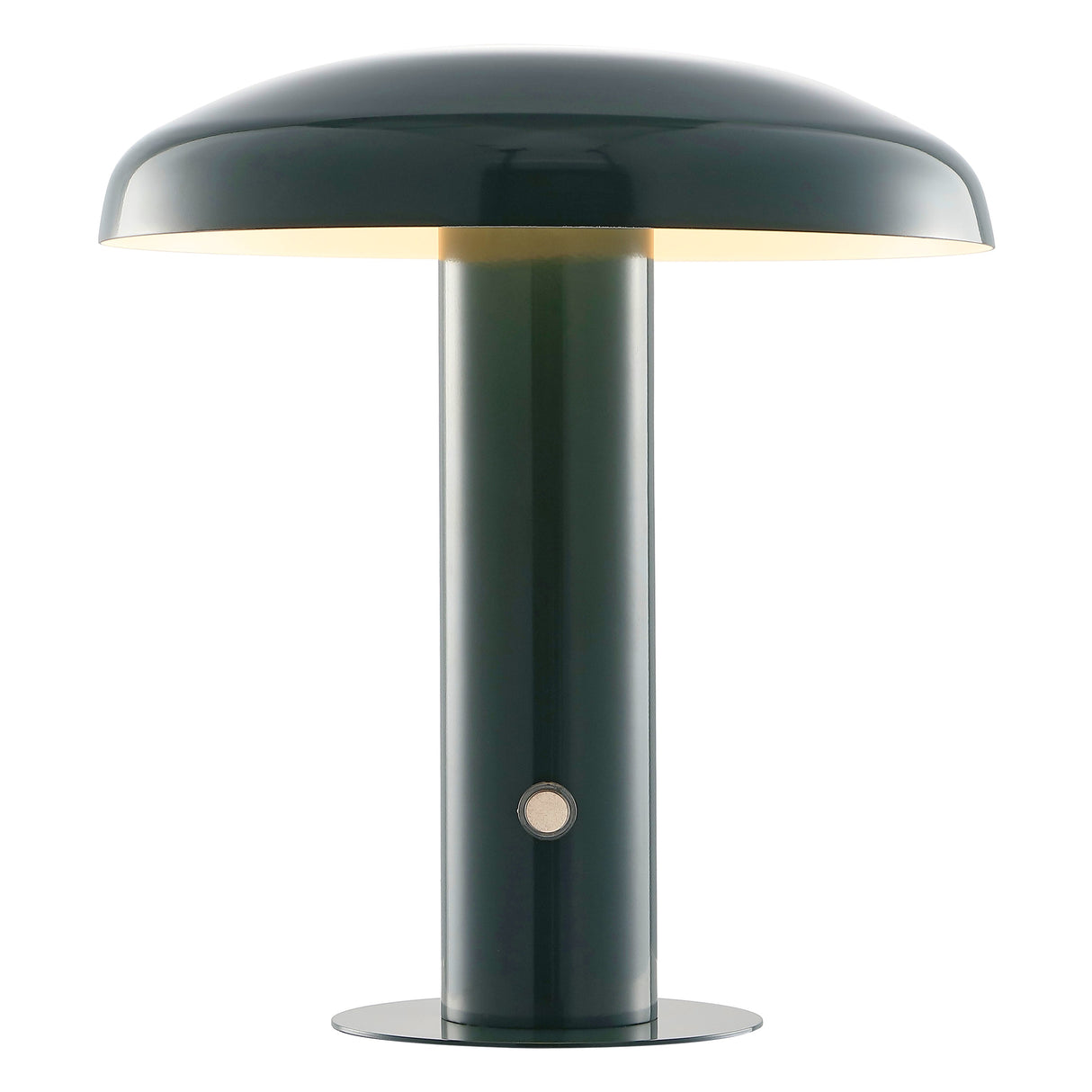 Suillius Contemporary Bohemian Rechargeable/Cordless Iron Integrated Portable LED Mushroom Table Lamp