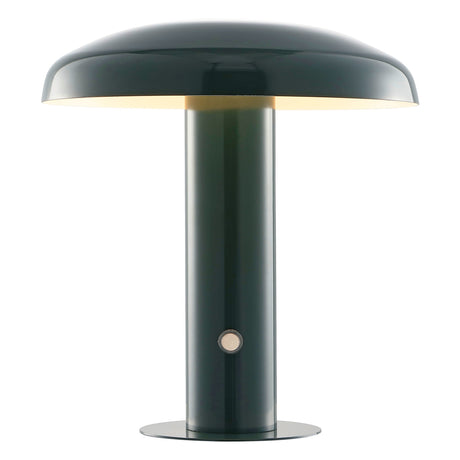 Suillius Contemporary Bohemian Rechargeable/Cordless Iron Integrated Portable LED Mushroom Table Lamp