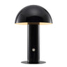 Boletus Contemporary Bohemian Rechargeable/Cordless Iron Integrated Portable LED Mushroom Table Lamp