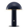 Boletus Contemporary Bohemian Rechargeable/Cordless Iron Integrated Portable LED Mushroom Table Lamp