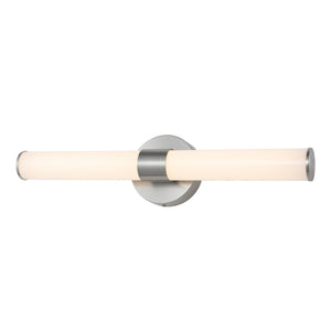 Brooks 1-Light Industrial Mid-Century Iron Integrated LED Vanity Light
