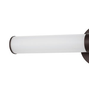 Brooks 1-Light Industrial Mid-Century Iron Integrated LED Vanity Light