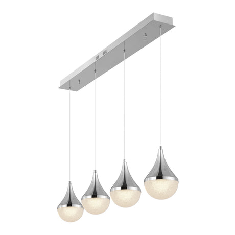 Elena-4-Light-Modern-Mid-Century-Iron/Acrylic-Integrated-Linear-LED-Pendant-Pendants
