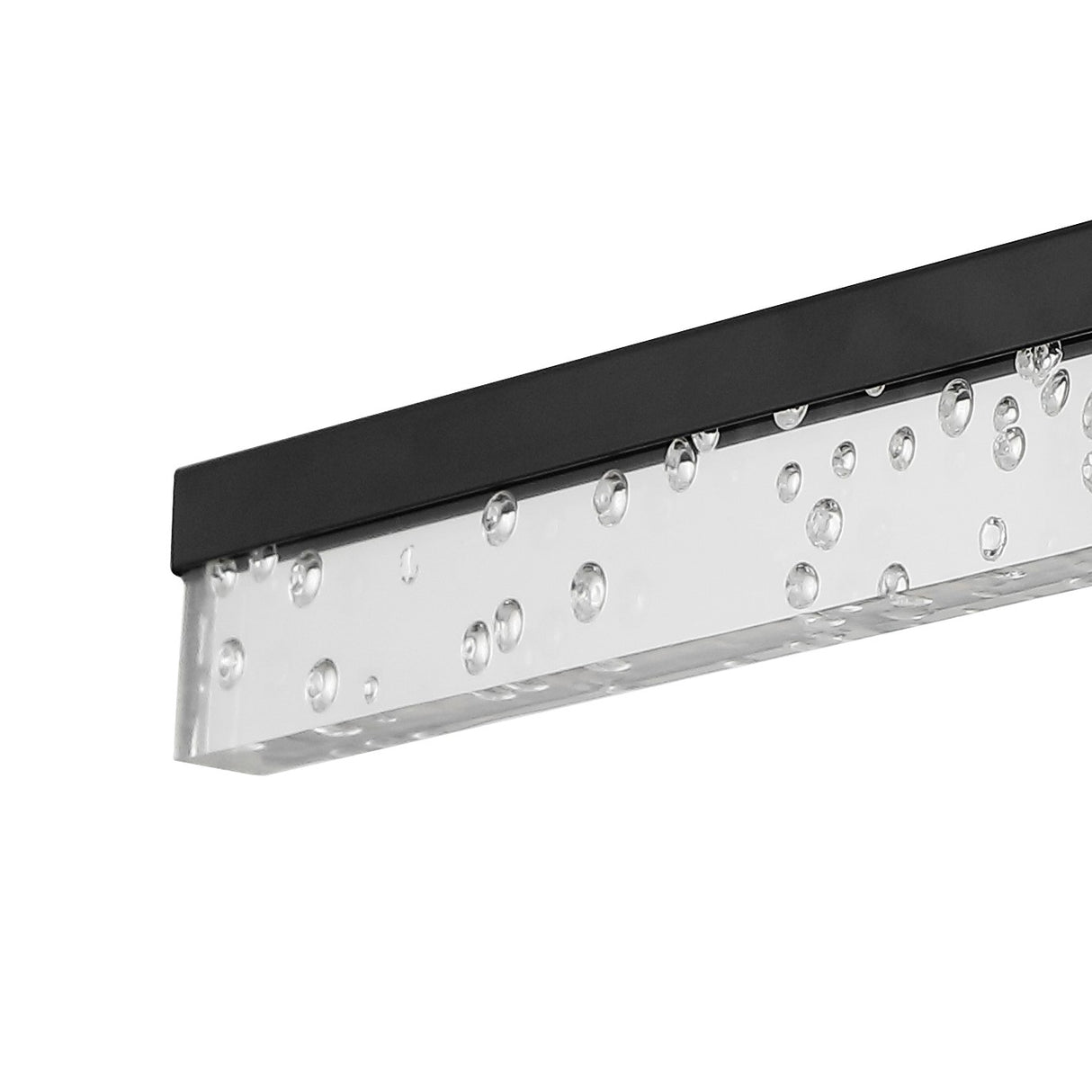 Mario 1-Light Modern Contemporary 360-Degree Rotatable Iron/Seeded Acrylic Integrated LED Vanity Light