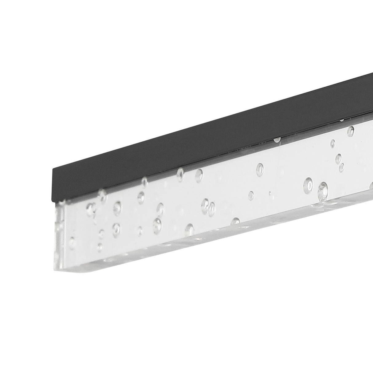 Ingres 1-Light Modern Contemporary 360-Degree Rotatable Iron/Seeded Acrylic Integrated LED Vanity Light
