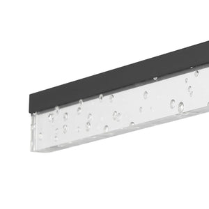 Ingres 1-Light Modern Contemporary 360-Degree Rotatable Iron/Seeded Acrylic Integrated LED Vanity Light