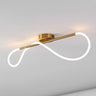 Alessio contemporary minimalist 360 adjustable silicone neon rope dimmable linear integrated led flush mount