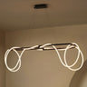 Lisette 360 Adjustable Silicone Rope and Metal Dimmable LED Chandelier