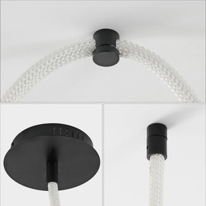 Serafina 360° Adjustable Neon Rope LED Flush Mount