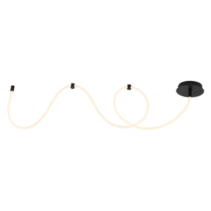 Serafina 360° Adjustable Neon Rope LED Flush Mount