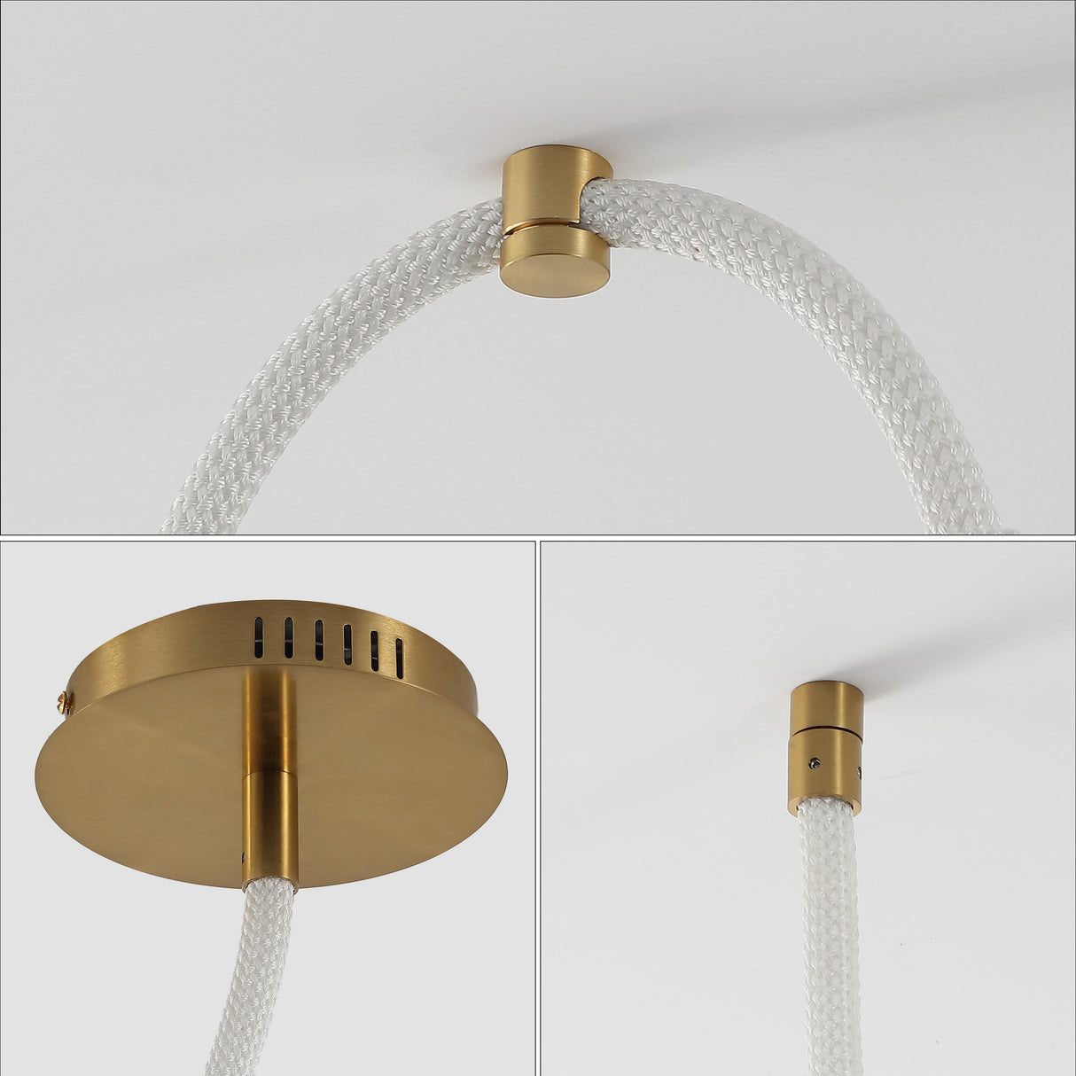 Serafina 360° Adjustable Neon Rope LED Flush Mount