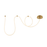 Serafina 360° Adjustable Neon Rope LED Flush Mount